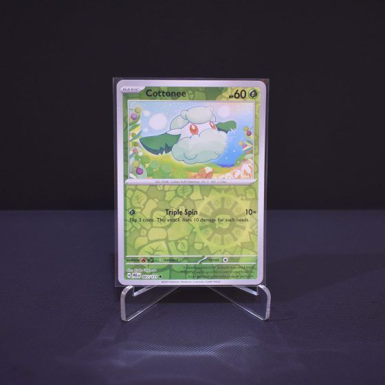 Cottonee, 007/131, Prismatic Evolutions (PRE), Reverse Holo (RH), Kartu Pokemon, [#1]