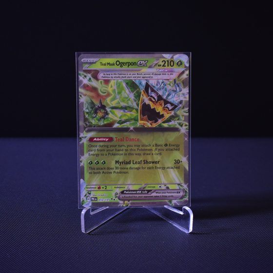 Teal Mask Ogerpon ex, 012/131, Prismatic Evolutions (PRE), Double Rare (RR), Kartu Pokemon, [#1]