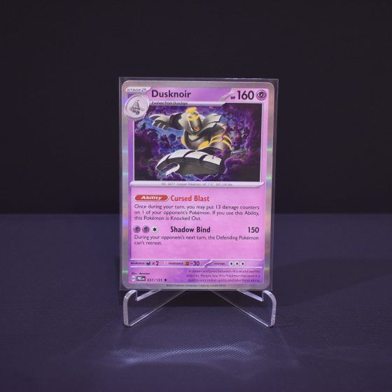 Dusknoir, 037/131, Prismatic Evolutions (PRE), Rare (R), Kartu Pokemon, [#3]