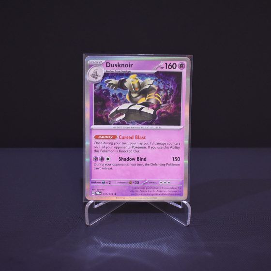 Dusknoir, 037/131, Prismatic Evolutions (PRE), Rare (R), Kartu Pokemon, [#4]