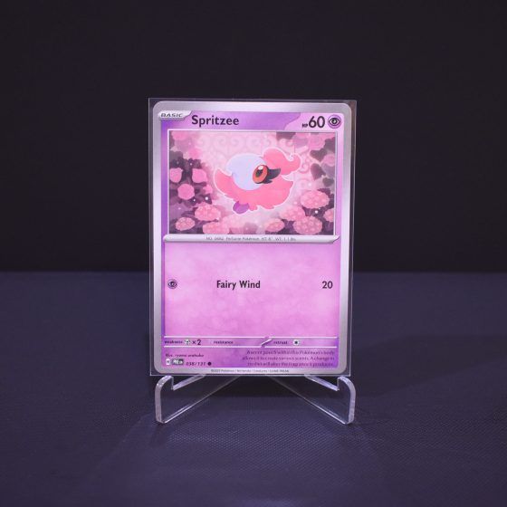 Spritzee, 038/131, Prismatic Evolutions (PRE), Common (C), Kartu Pokemon, [#4]