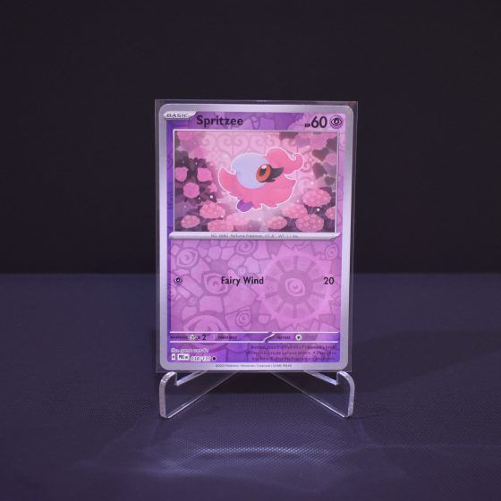 Spritzee, 038/131, Prismatic Evolutions (PRE), Reverse Holo (RH), Kartu Pokemon, [#1]