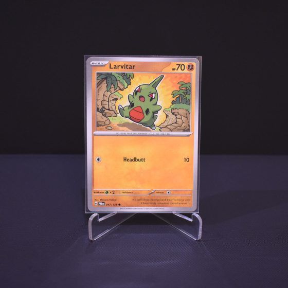 Larvitar, 047/131, Prismatic Evolutions (PRE), Common (C), Kartu Pokemon, [#1]