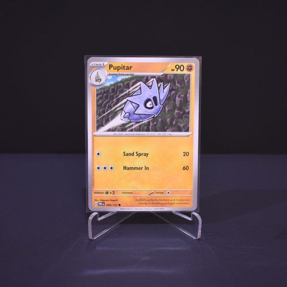 Pupitar, 048/131, Prismatic Evolutions (PRE), Common (C), Kartu Pokemon, [#3]