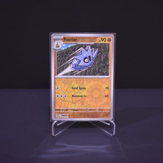 Pupitar, 048/131, Prismatic Evolutions (PRE), Reverse Holo (RH), Kartu Pokemon, [#1]