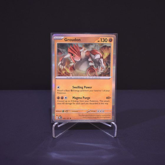 Groudon, 049/131, Prismatic Evolutions (PRE), Rare (R), Kartu Pokemon, [#1]