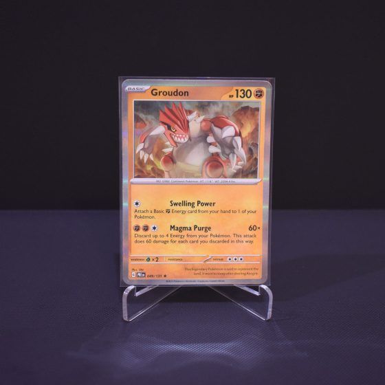 Groudon, 049/131, Prismatic Evolutions (PRE), Rare (R), Kartu Pokemon, [#2]