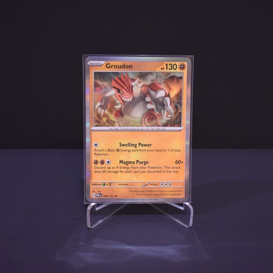 Groudon, 049/131, Prismatic Evolutions (PRE), Rare (R), Kartu Pokemon, [#3]