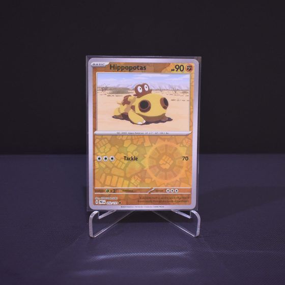 Hippopotas, 052/131, Prismatic Evolutions (PRE), Reverse Holo (RH), Kartu Pokemon, [#1]