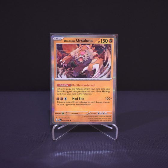 Bloodmoon Ursaluna, 054/131, Prismatic Evolutions (PRE), Rare (R), Kartu Pokemon, [#1]