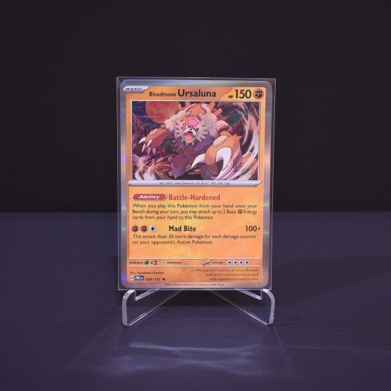 Bloodmoon Ursaluna, 054/131, Prismatic Evolutions (PRE), Rare (R), Kartu Pokemon, [#2]