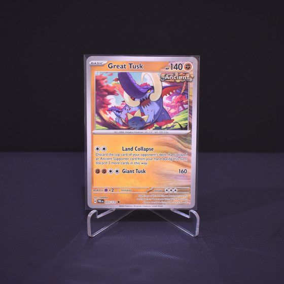 Great Tusk, 055/131, Prismatic Evolutions (PRE), Uncommon (U), Kartu Pokemon, [#1]
