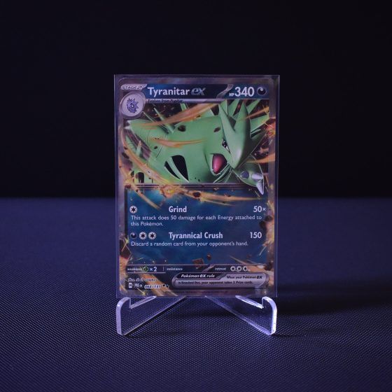 Tyranitar ex, 064/131, Prismatic Evolutions (PRE), Double Rare (RR), Kartu Pokemon, [#1]