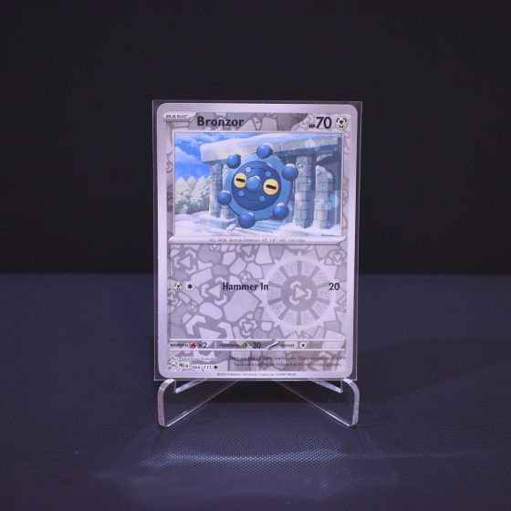 Bronzor, 066/131, Prismatic Evolutions (PRE), Reverse Holo (RH), Kartu Pokemon, [#2]