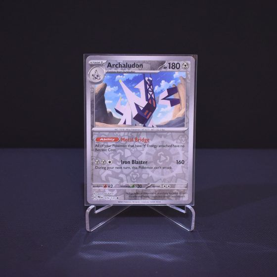 Archaludon, 070/131, Prismatic Evolutions (PRE), Reverse Holo (RH), Kartu Pokemon, [#1]