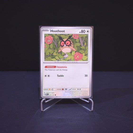 Hoothoot, 077/131, Prismatic Evolutions (PRE), Common (C), Kartu Pokemon, [#1]