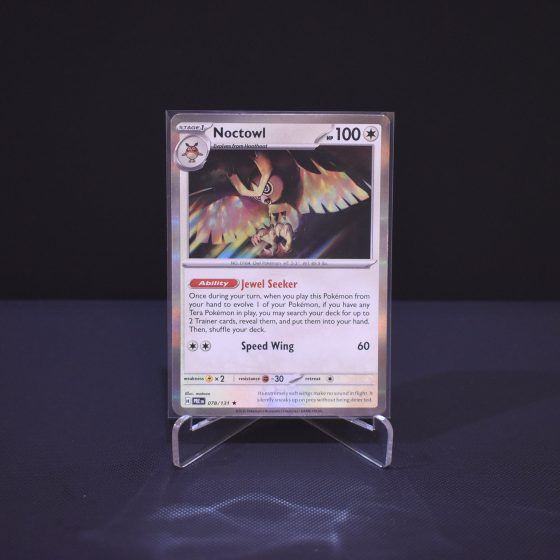 Noctowl, 078/131, Prismatic Evolutions (PRE), Rare (R), Kartu Pokemon, [#1]