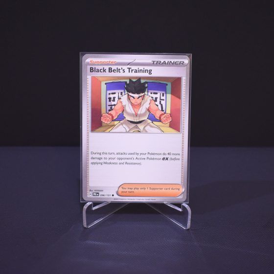 Black Belt's Training, 096/131, Prismatic Evolutions (PRE), Common (C), Kartu Pokemon, [#1]