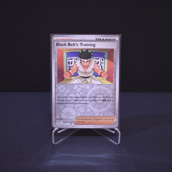 Black Belt's Training, 096/131, Prismatic Evolutions (PRE), Reverse Holo (RH), Kartu Pokemon, [#1]