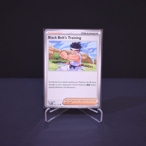 Black Belt's Training, 097/131, Prismatic Evolutions (PRE), Common (C), Kartu Pokemon, [#1]