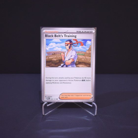 Black Belt's Training, 099/131, Prismatic Evolutions (PRE), Common (C), Kartu Pokemon, [#1]