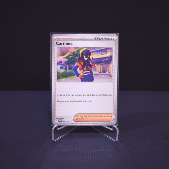 Carmine, 103/131, Prismatic Evolutions (PRE), Uncommon (U), Kartu Pokemon, [#1]
