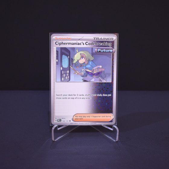 Ciphermaniac's Codebreaking, 104/131, Prismatic Evolutions (PRE), Uncommon (U), Kartu Pokemon, [#1]