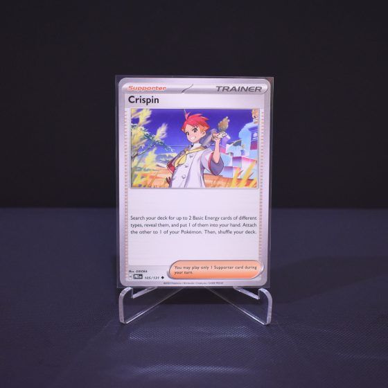 Crispin, 105/131, Prismatic Evolutions (PRE), Uncommon (U), Kartu Pokemon, [#3]