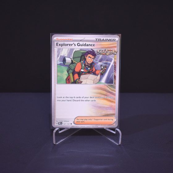 Explorer's Guidance, 107/131, Prismatic Evolutions (PRE), Uncommon (U), Kartu Pokemon, [#1]