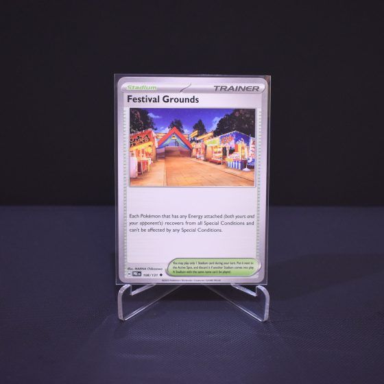 Festival Grounds, 108/131, Prismatic Evolutions (PRE), Uncommon (U), Kartu Pokemon, [#1]
