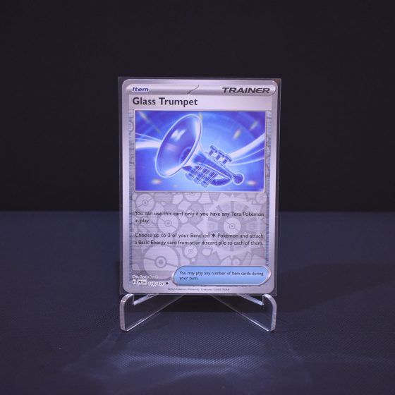 Glass Trumpet, 110/131, Prismatic Evolutions (PRE), Reverse Holo (RH), Kartu Pokemon, [#1]