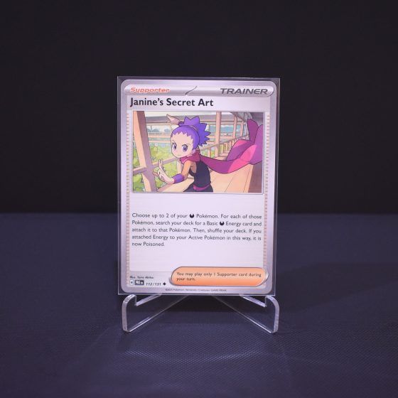 Janine's Secret Art, 112/131, Prismatic Evolutions (PRE), Uncommon (U), Kartu Pokemon, [#1]