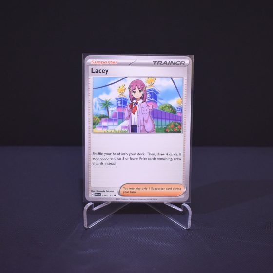Lacey, 114/131, Prismatic Evolutions (PRE), Uncommon (U), Kartu Pokemon, [#2]