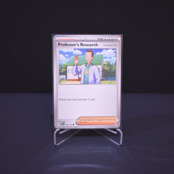 Professor's Research (Professor Elm), 123/131, Prismatic Evolutions (PRE), Common (C), Kartu Pokemon, [#1]
