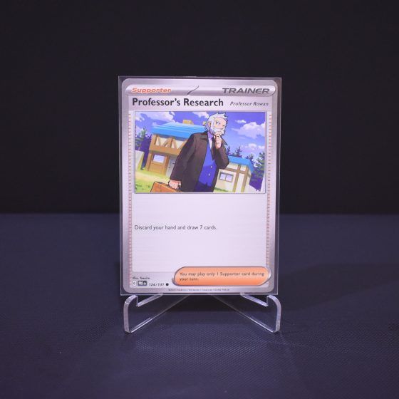 Professor's Research (Professor Rowan), 124/131, Prismatic Evolutions (PRE), Common (C), Kartu Pokemon, [#1]