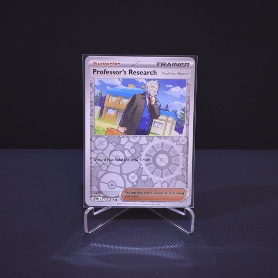 Professor's Research (Professor Rowan), 124/131, Prismatic Evolutions (PRE), Reverse Holo (RH), Kartu Pokemon, [#1]