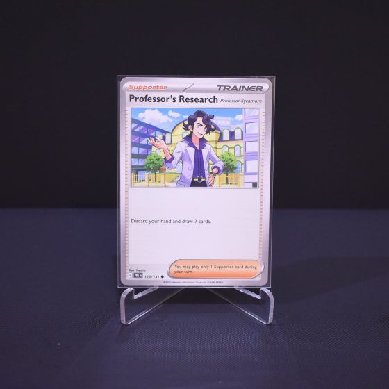 Professor's Research (Professor Sycamore), 125/131, Prismatic Evolutions (PRE), Common (C), Kartu Pokemon, [#1]