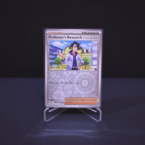 Professor's Research (Professor Sycamore), 125/131, Prismatic Evolutions (PRE), Reverse Holo (RH), Kartu Pokemon, [#1]