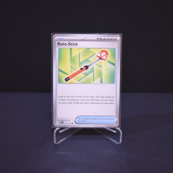 Roto-Stick, 127/131, Prismatic Evolutions (PRE), Common (C), Kartu Pokemon, [#2]