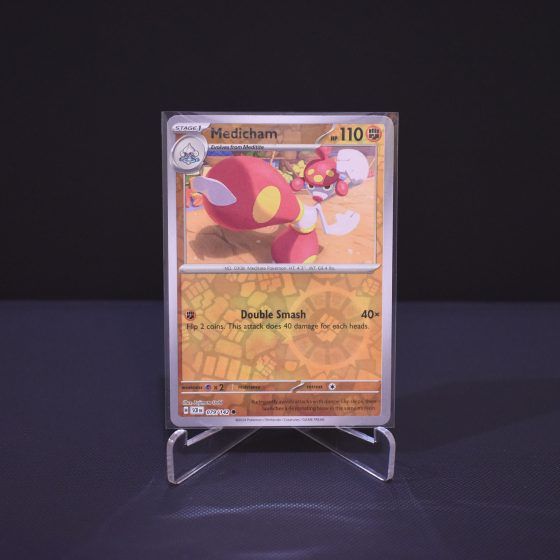 Medicham, 079/142, Stellar Crown (SCR), Reverse Holo (RH), Kartu Pokemon, [#1]