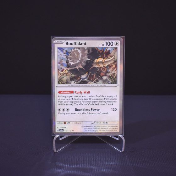 Bouffalant, 119/142, Stellar Crown (SCR), Rare (R), Kartu Pokemon, [#1]
