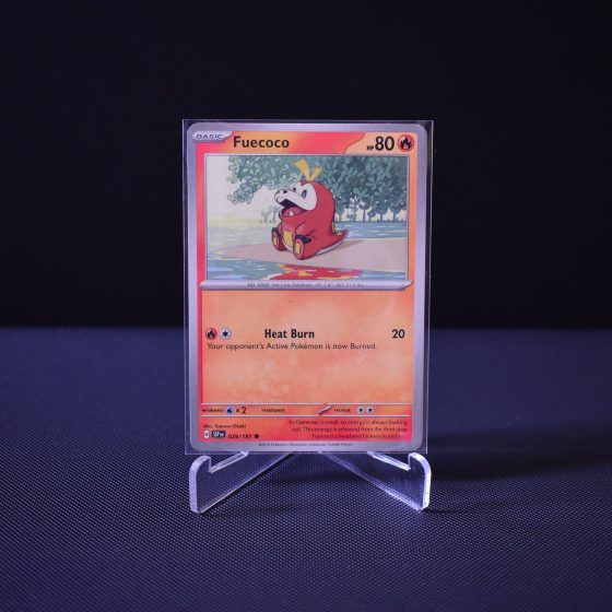 Fuecoco, 029/191, Surging Sparks (SSP), Common (C), Kartu Pokemon, [#1]
