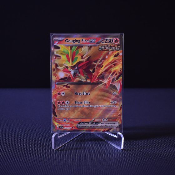 Gouging Fire ex, 038/162, Temporal Forces (TEF), Double Rare (RR), Kartu Pokemon, [#1]