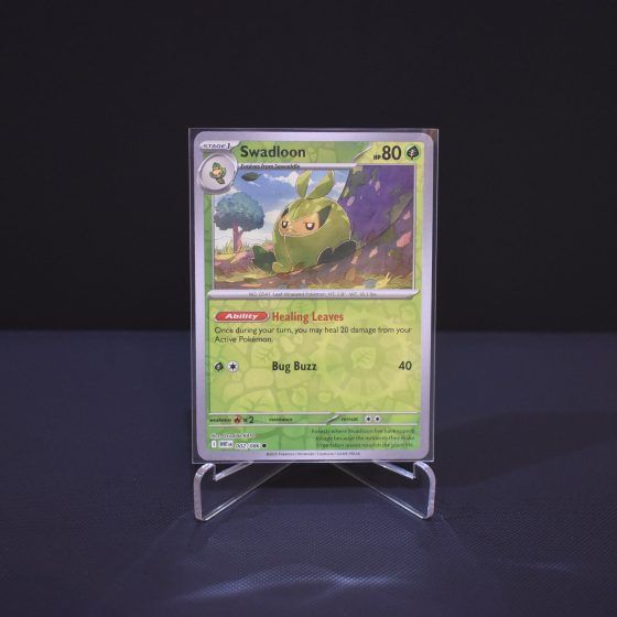 Swadloon, 002/086, White Flare (WHT), Reverse Holo (RH), Kartu Pokemon, [#1]