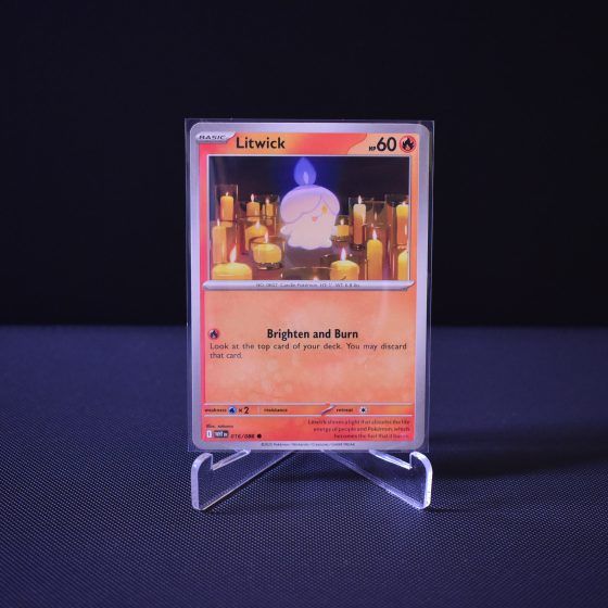 Litwick, 016/086, White Flare (WHT), Common (C), Kartu Pokemon, [#1]