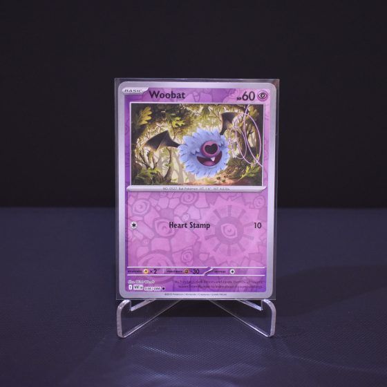 Woobat, 036/086, White Flare (WHT), Reverse Holo (RH), Kartu Pokemon, [#1]
