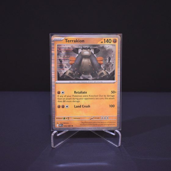 Terrakion, 054/086, White Flare (WHT), Rare (R), Kartu Pokemon, [#2]