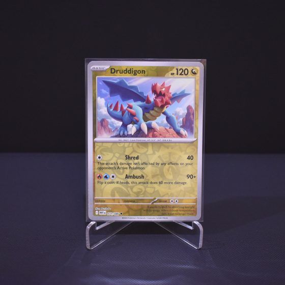 Druddigon, 071/086, White Flare (WHT), Reverse Holo (RH), Kartu Pokemon, [#1]