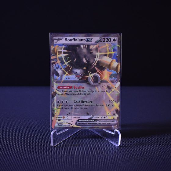 Bouffalant ex, 077/086, White Flare (WHT), Double Rare (RR), Kartu Pokemon, [#1]