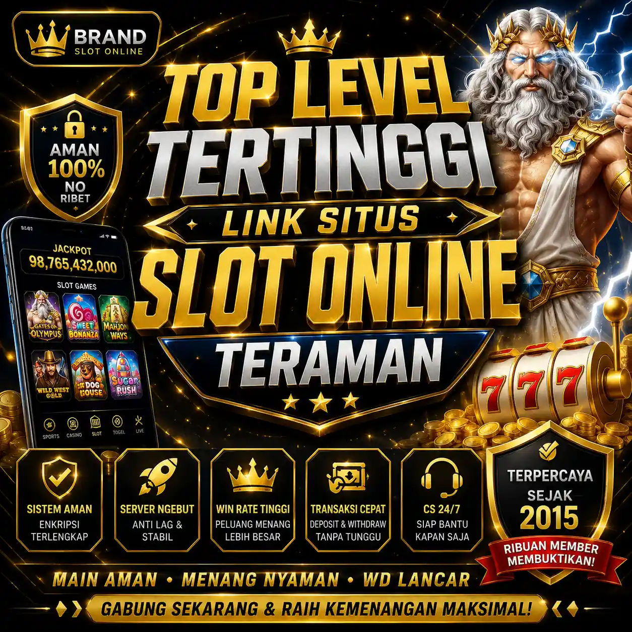 API88 > Top Level Tertinggi Link Situs Slot Online Teraman image 1